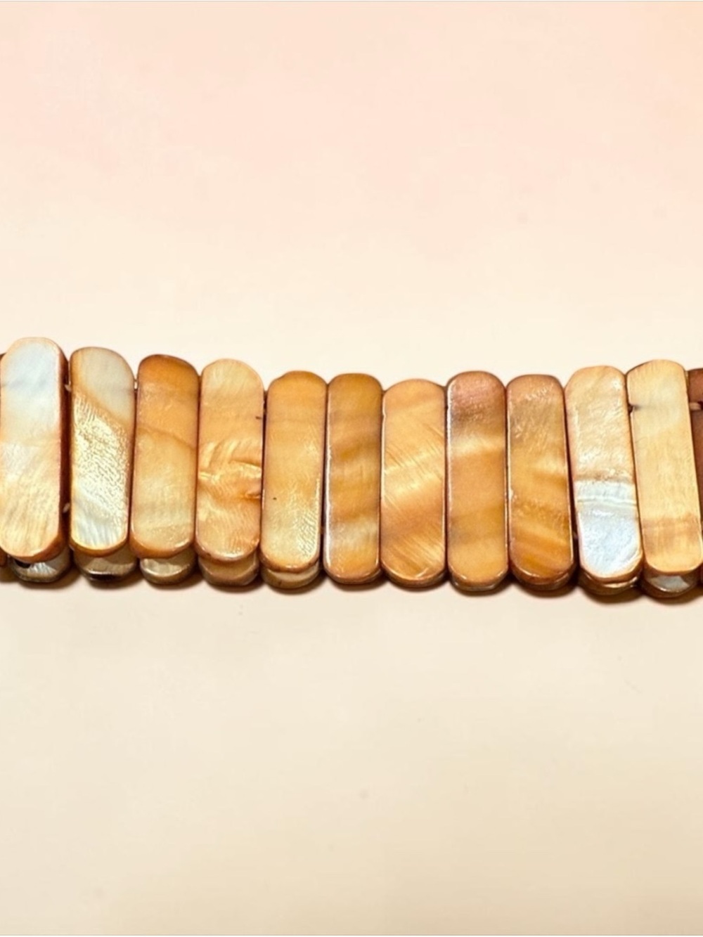 Orange Shell Bracelet